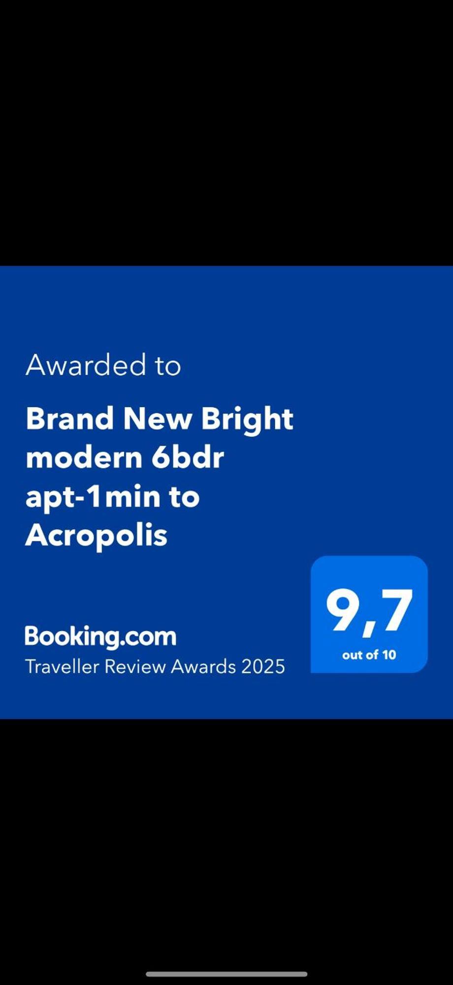 Apartment Brand New Bright Modern 6bdr Apt-1min To Acropolis *